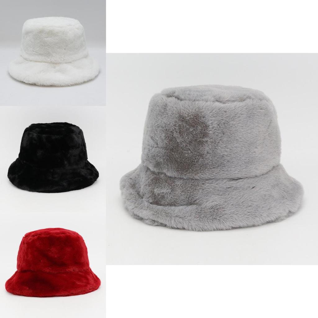 Fleece Fischerhut für Wintermode mit gesticktem Logo für Damen Herren**