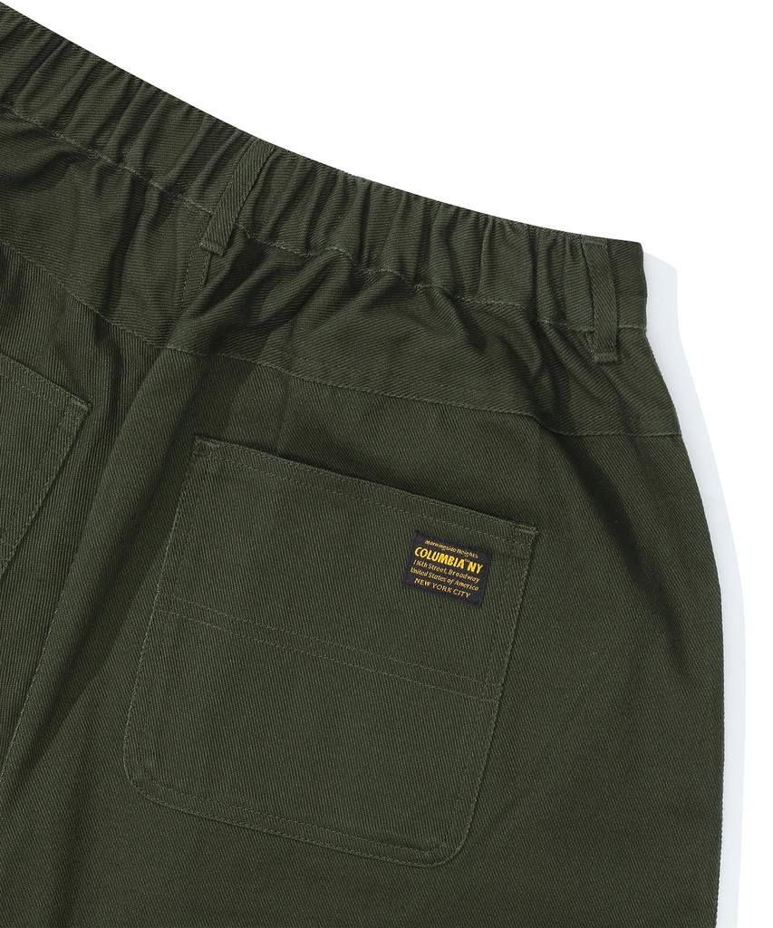 COLUMBIA UNIVERSITY M-Label Wide-Fit Cutline Pants Dark Khaki