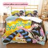 Stocking Pattern Bedding Home Decoration Birthday & Festival Gift (1 * duvet cover + 2 * pillowcase, without core)
