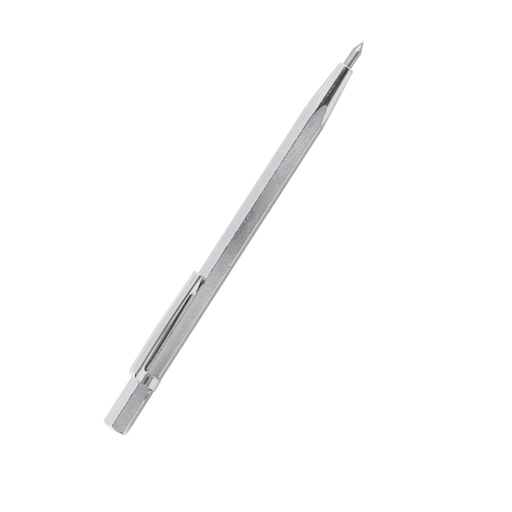 Tragbares Anreißwerkzeug Gravurstift Werkzeug Glas Keramik Gravierer Anreißwerkzeug (Silber)