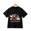 Snoopy Football Graphic T-Shirt - Washington NFL Team Logo Sports Unisex Tee