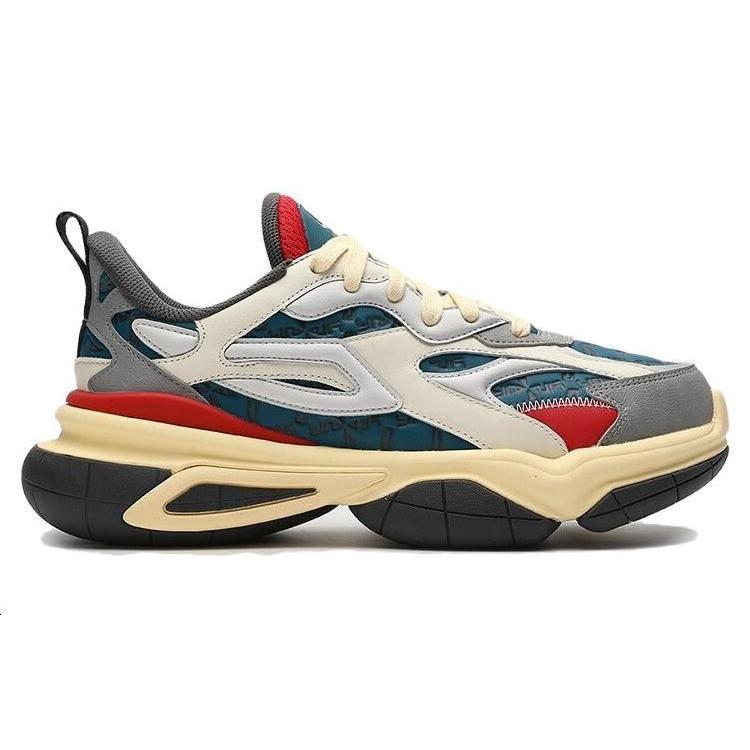 New FILA Nucleo Icona Chunky Sneakers 'White Grey Teal' F12M343103FDU