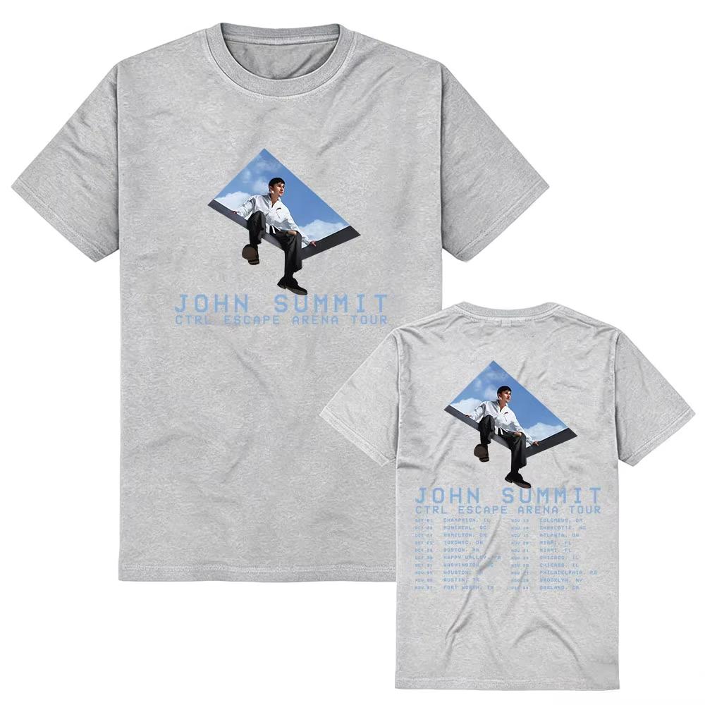 CTRL ESCAPE Tour 2026 Tee Singer JOHN SUMMIT Graphic T-shirt Unisex Streetwear Summer Cotton Soft Trendy Tshirt