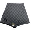 LOUIS VUITTON M74200 Damier wool Echarpe Petit Scarf black wool Used