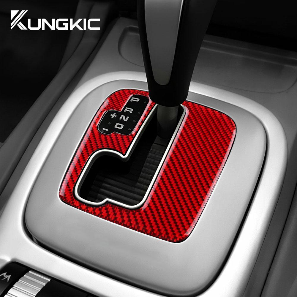 Real Soft Carbon Fiber Sticker For Porsche Cayenne 2003 2004 2005 2006 2007 2008 2009 2010 Automatic Gear Interior Accessories