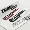 3D ABS Chrome Black Car Styling Logo Turbo AMG Emblem Fender Side Badge For Mercedes Benz AMG Class Sticker Accessories