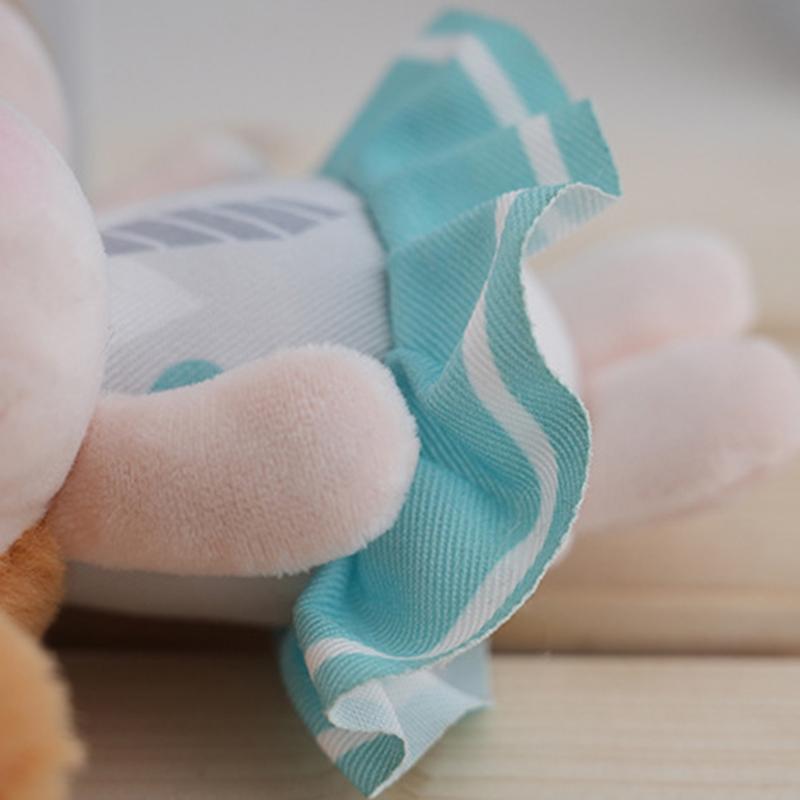 Cute Cartoon Crybaby Skirt Girl Plush Keychains Keyring Children Kawaii Stuffed Animal Doll Bag Pendant Decoration Accessories