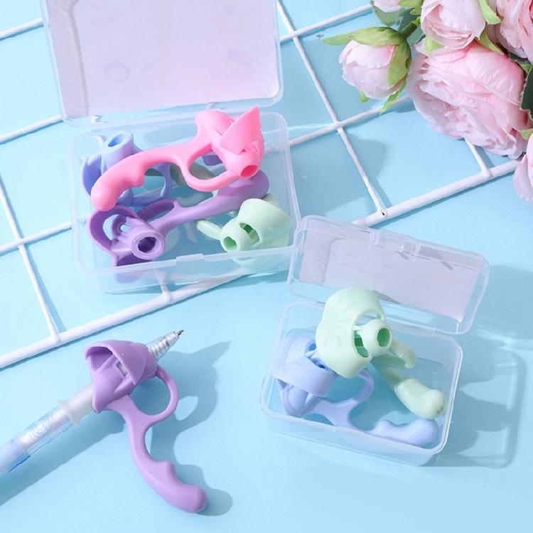 Silicone Writing Aid Grips Ergonomic Five Finger Pencil Holder Grips Handwriting Aid Grippers For Kids Adult Preschooler