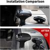 JWWY Gear Shift Shifter Knobs Cover Trim Compatible with Jeep Grand Cherokee Accessories 2014-2015 2pcs Carbon Fiber