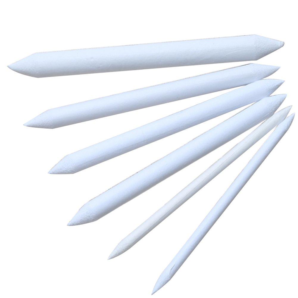 6pcs/set Double-headed Paper Brush Set Fine Arts Sketch Smudge Correction Pen