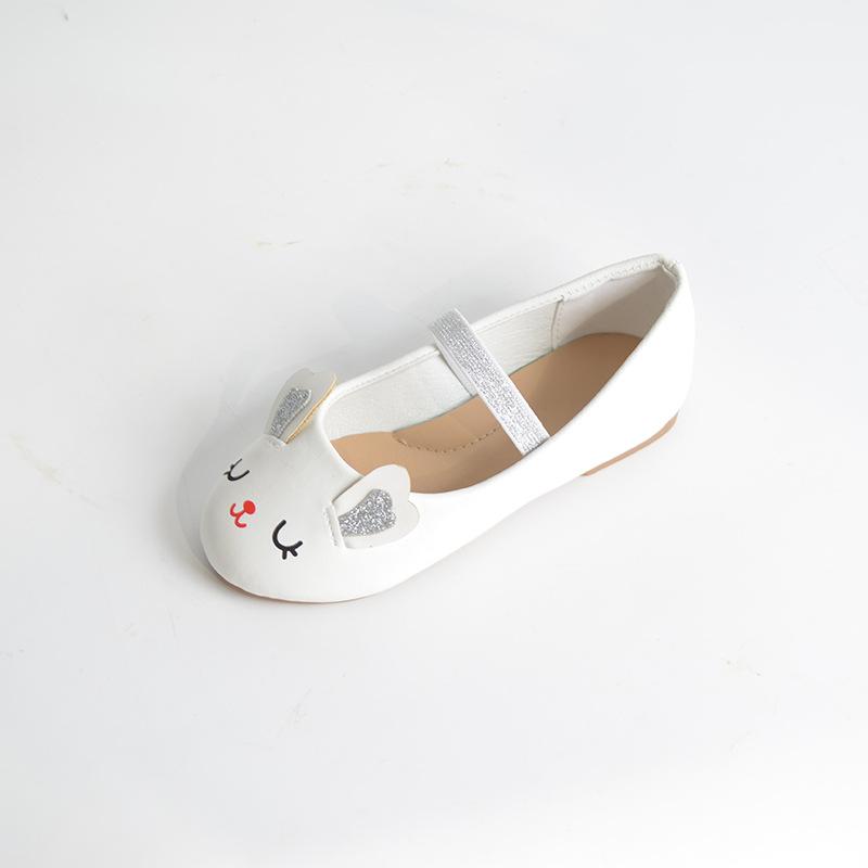 

Весенне-осенние новые туфли принцессы, милые туфли с кроликом для девочек-одноклассниц 3-6 лет, детские одинарные туфли на мягкой подошве 30