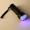 21LED Fluorescent Detection Lights Ultraviolet Mini Scorpion Catch Lamps Aluminum Alloy 395nm Battery Powered Medical Equipment
