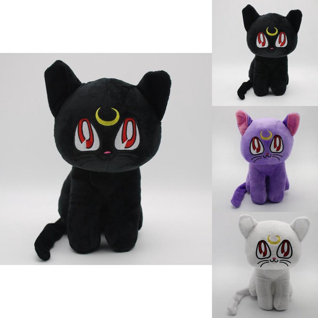 Neues Sailor Moon Yatimisi Plüschtier mit Luna Diana Katze und Artemis für Fans