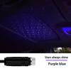 2/1X Romantic LED Starry Sky Night Light 5V USB Powered Galaxy Star Projector Lamp for Car Roof Room Ceiling Decor Plug and Play