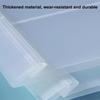 2Pcs Waterproof Envelopes With Cord Buckle Super Thick A4 Size Plastic Folder Extended Angle Braces Reusable Clear Envelopes