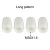 4PCS Floor Heating Manifold Hand Wheel Switch Accessories White Handle Radiator Valve Cap Replacement M30*1.5