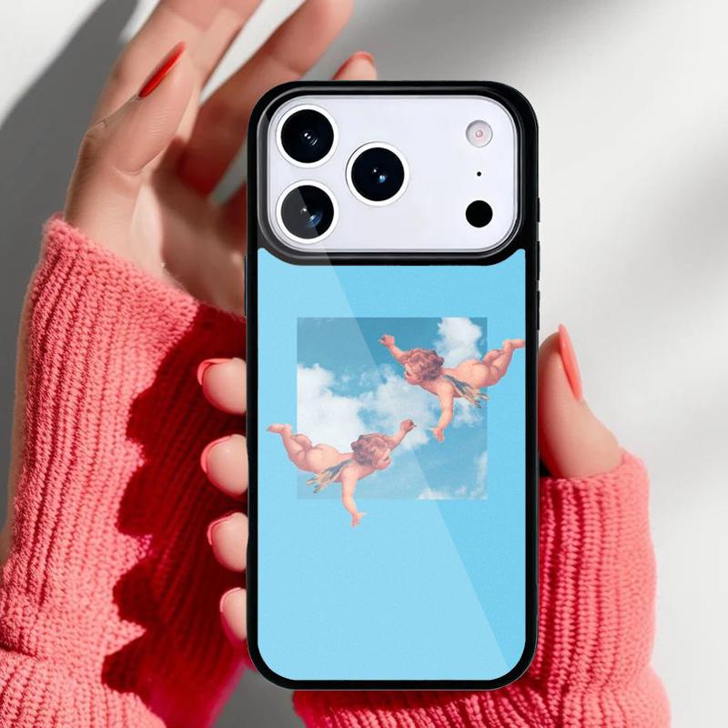 Baby Angels Phone Case for iPhone 17 16 15 14 13 Pro Max Back Cover for 12 11 Pro Coque