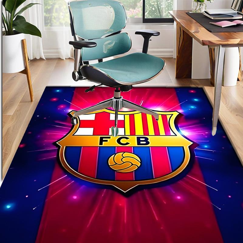 football club FC Pattern Rug, Indoor/Outdoor Mat, for Picnic, Gameroom, Bedroom, Office, Living Room, Home Decor Carpet, Birthday Gift