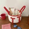 Large Capacity Cotton Rope Basket for Organizing Home Office Supplies Large Capacity Snacks Organizer Bedroom Decoration