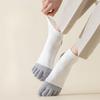 Five-finger Socks, Men's Short Socks, Boneless, Deodorizing, Sweat-absorbing, Split-toe Socks, Sports Toe and Thumb Boat Socks