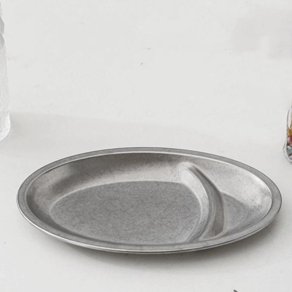 Oval Shaped French Fry Dish Thickened Serving Tray Simple Chips Dip Plates  Kitchen