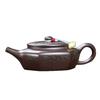 Yixing Zisha Purple Jade Gold Sand Hexagonal Teapot for Kung Fu Tea