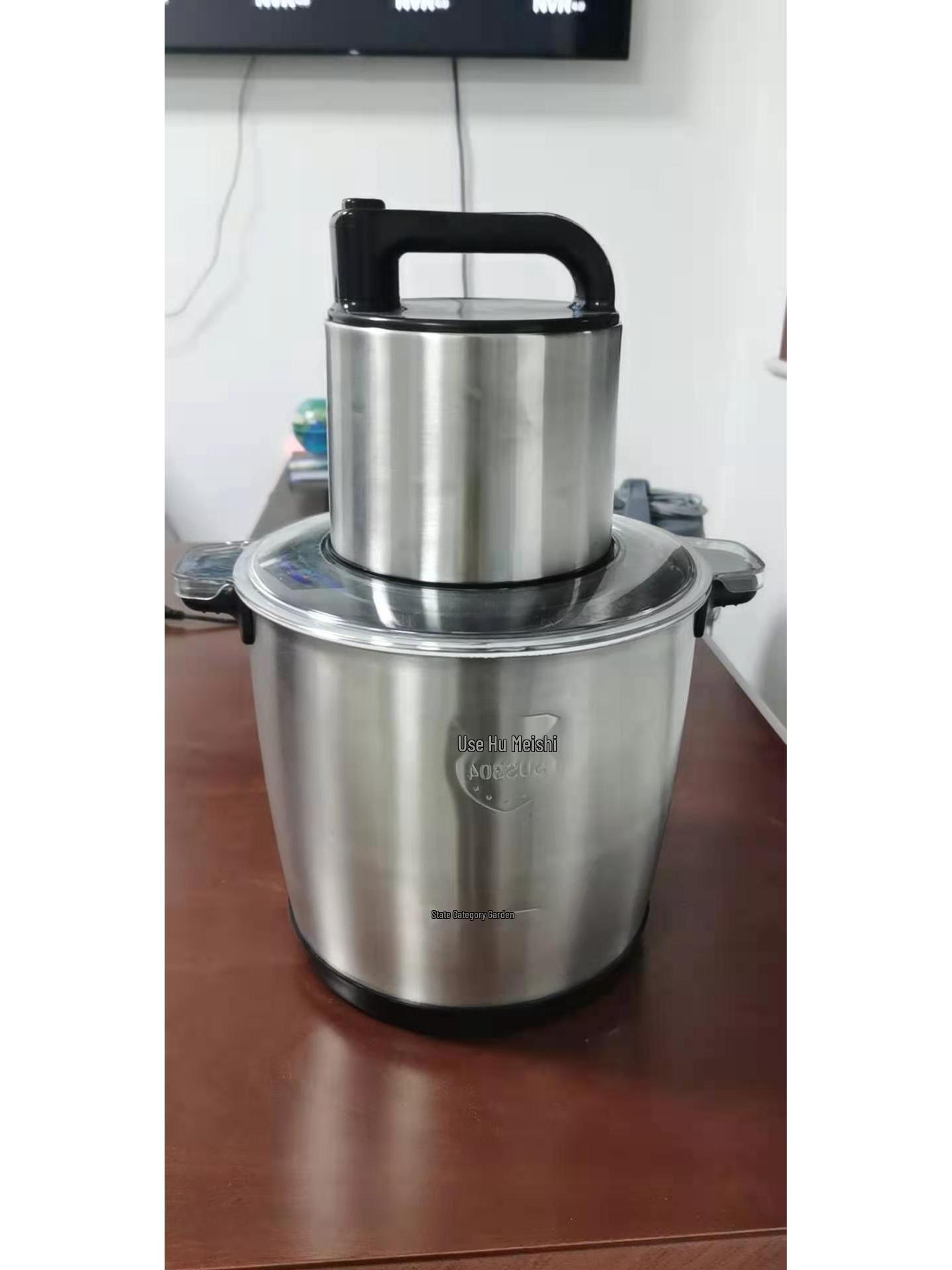 10L Commercial Automatic Stainless Steel Meat Grinder & Multifunction Food Processor Includes 1 Blade