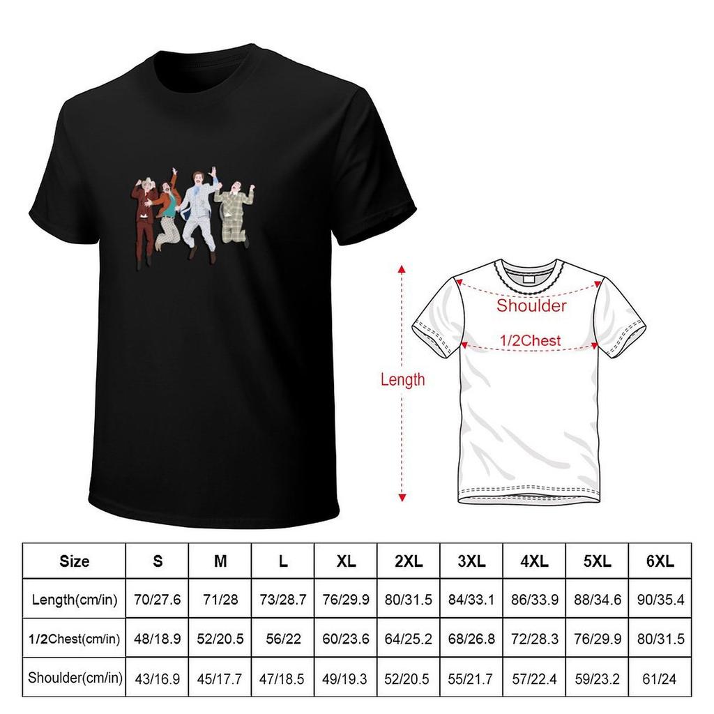 Anchorman Flash TShirt Baggy Shirts Sweat Cute Tops Mens Fashion