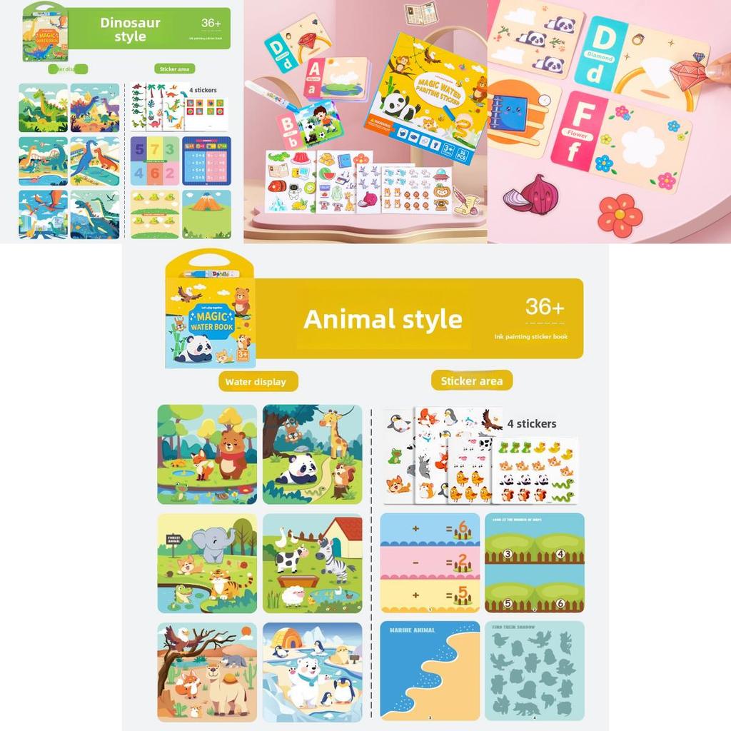 Water Painting Book For Kids With Ocean Animals Reusable Waterbased Art For Early Learning And Creativity