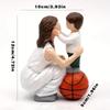 Nordic Style Creative Resin Family Figurines – Couple and Child Home Decor Ornament, Happy Family Sculpture Gift