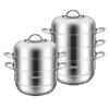 BENS-FIEBOD 28cm 3-Lagen Edelstahl Dampfgarer