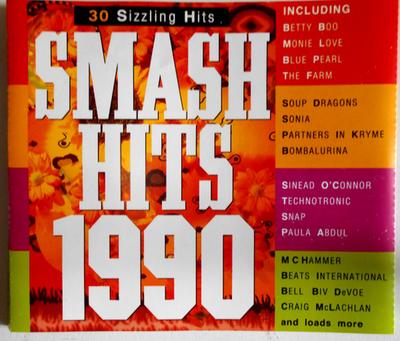 CD VARIOUS - Smash Hits 1990  CCD18 Dover Records 1990 UK Dance & Electronica Used