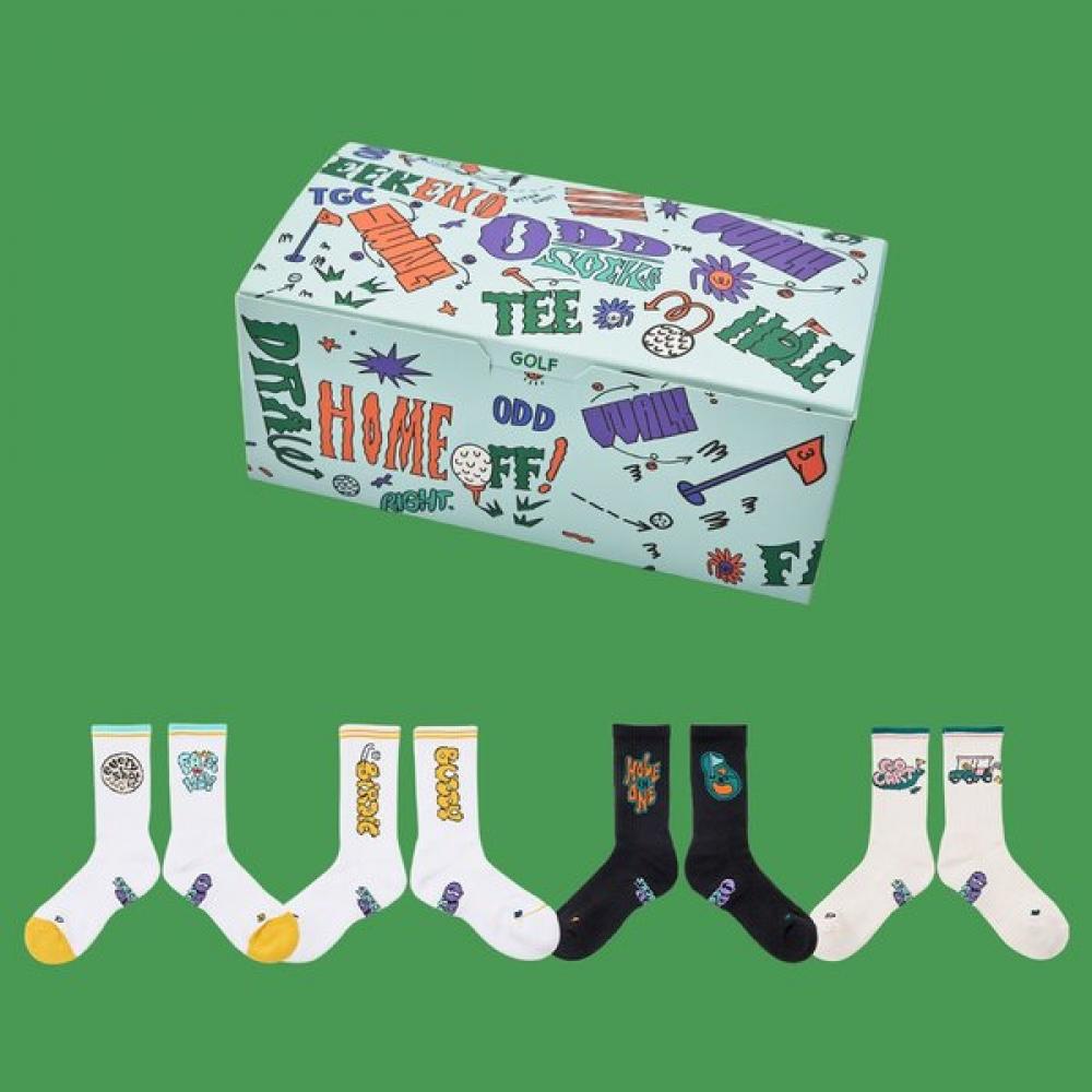 

Coolmax Odd Socks Golf Crew Socks B 4 Pack L(255mm-275mm)
