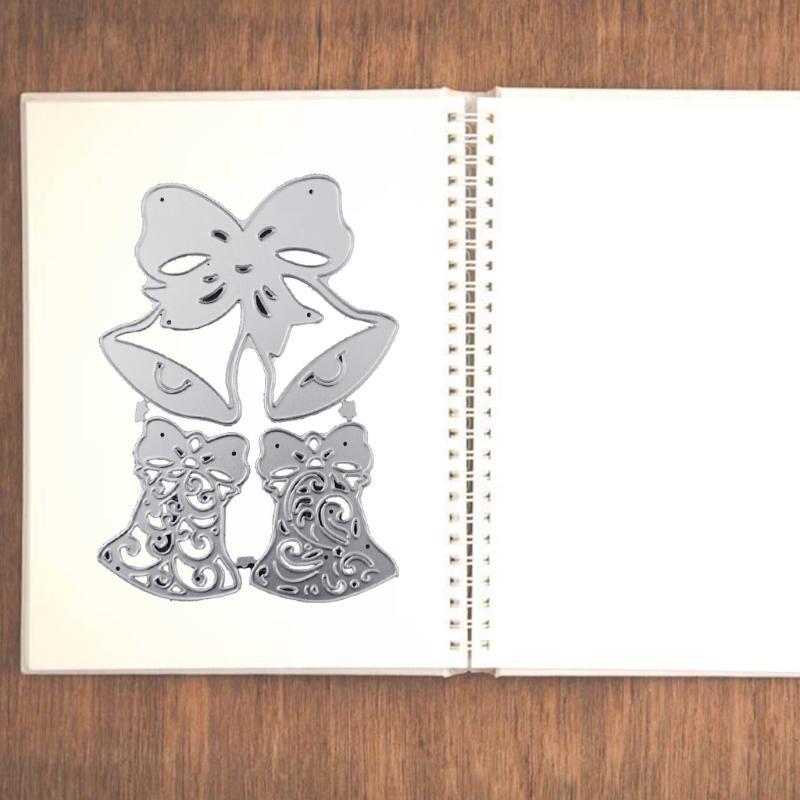 Christmas Bells Metal Cutting Dies Stencil DIY Scrapbooking Album Paper Card Template Mold Embossing Decoration China Mainland