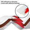 100cm Silicone Door Draught Excluder Bottom Sealing Strip Tape Weatherstrip Waterproof Wind Proof Sound Insulation