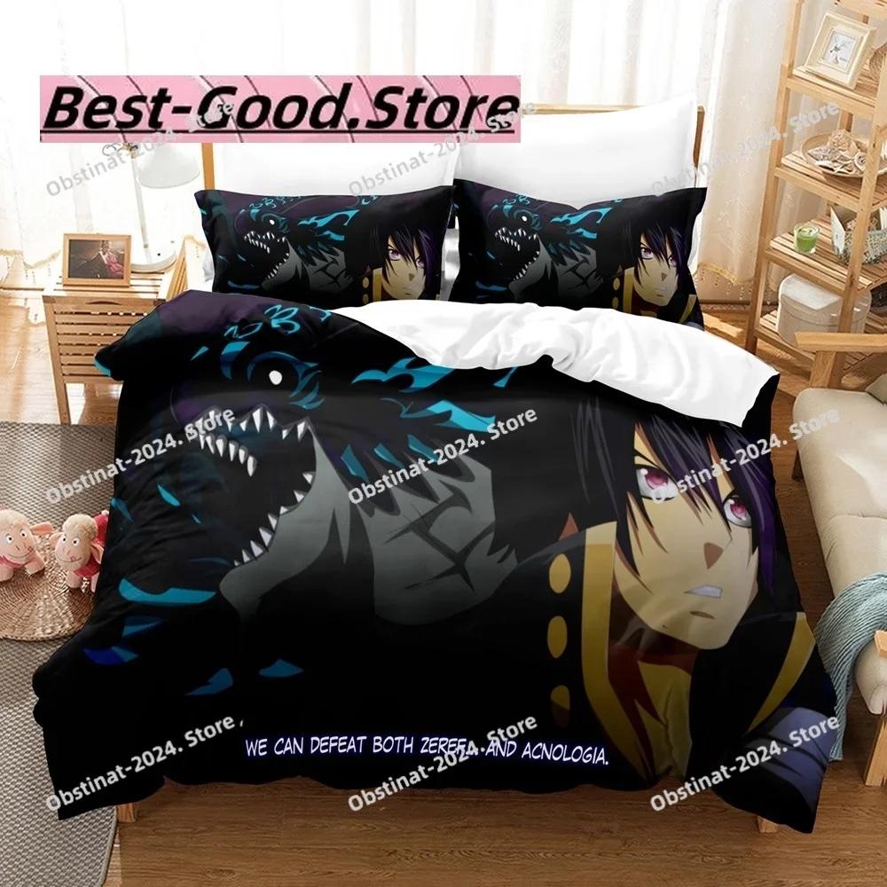 Zeref Dragneel Bedding Set Single Twin Full Queen King Size Bed Set Aldult Kid Bedroom Duvetcover Sets 3D Print bed set 2
