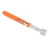 Non Slip Magnetic Telescopic Retractable Pickup Stick Pick Up Tool with LED Light Orange