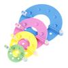 8Pcs 4 Sizes Fluff Ball Weaver Pompom Maker Knitting Loom Kit