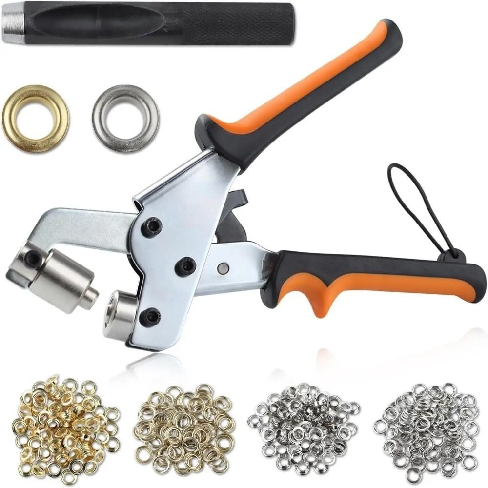 with Grommets Grommet Eyelet Plier Kit Manual Press Handheld Grommet Tool Kit  Hand Tool