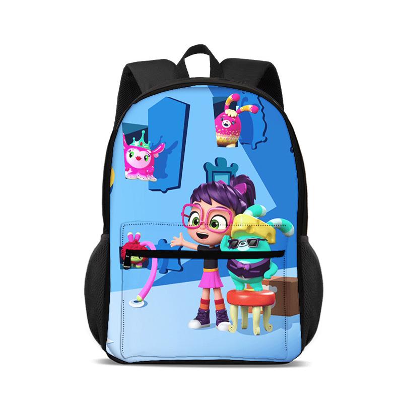Abby Hatcher Rucksack Outdoor Bergsteigen Neuer Cartoon-Druck Schüler Jungen und Mädchen Bestes Geburtstagsgeschenk für die Schule