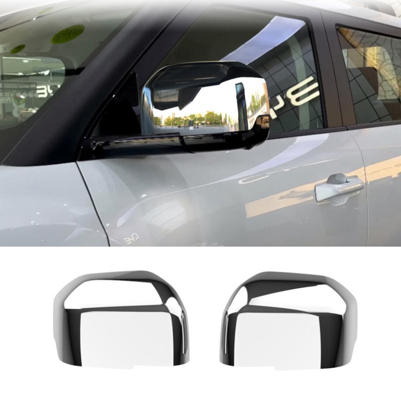 LHD For BYD Shark 6 2024 2025 ABS Car Exterior  Rearview Side Mirror Cover Wing Cap Exterior Door Rear View Trim Car Accessories