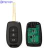 Jingyuqin Remote Key 2/3 Button 434MHZ With 4A PCF7961M Chip For Renault Sandero Dacia Logan