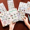 Gift Cute Panda Kawai Stickers Student Stationery Handbook Decoration Materials 6 Cartoon Guka Handmade Office School Supplies