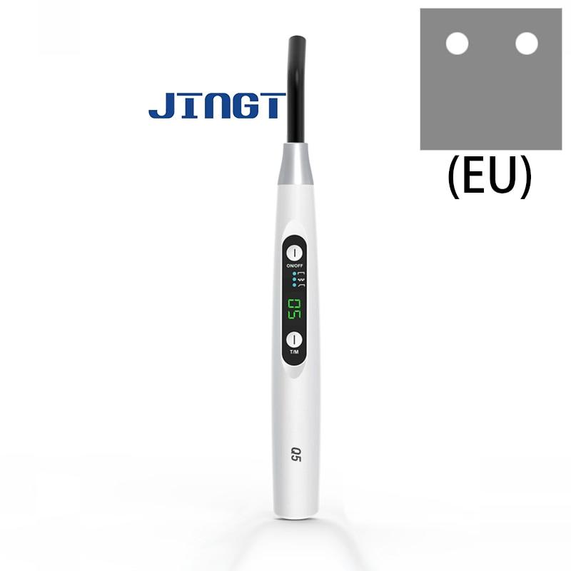 

Jingt Q5 Dental Luz Led Máquina De Cura Оральная фоточувствительная лампа Dentes Branqueamento Resina Sem Fio Enchimento Dental Equipamentos white 110-240v EU