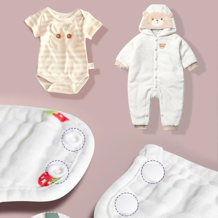 Seam-free Baby Button, Special Button for Baby Clothes, Hidden Button, Child Button, Child Nail Button, Resin Four-in-one Button