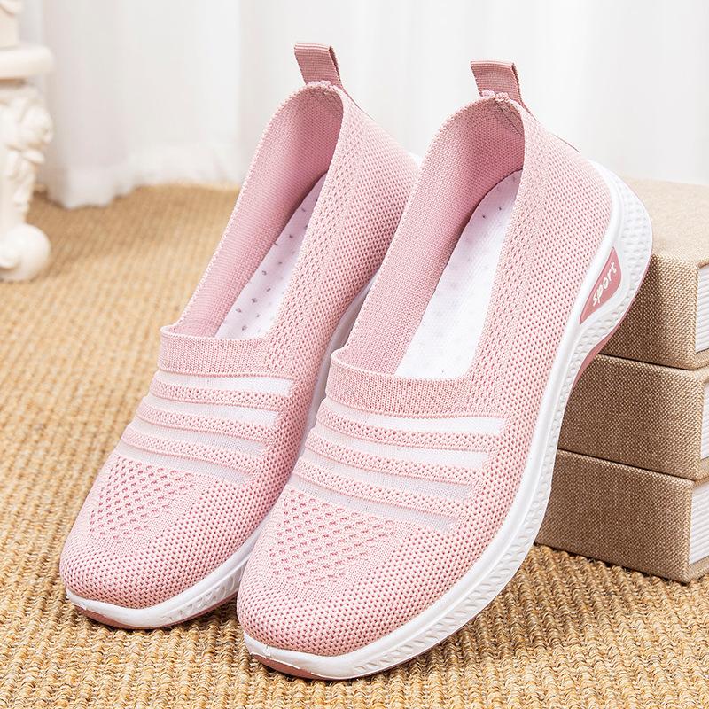 Nové letní dámské prodyšné tenisky síťovaná lehká měkká podrážka dámská běžecká obuv pro volný čas