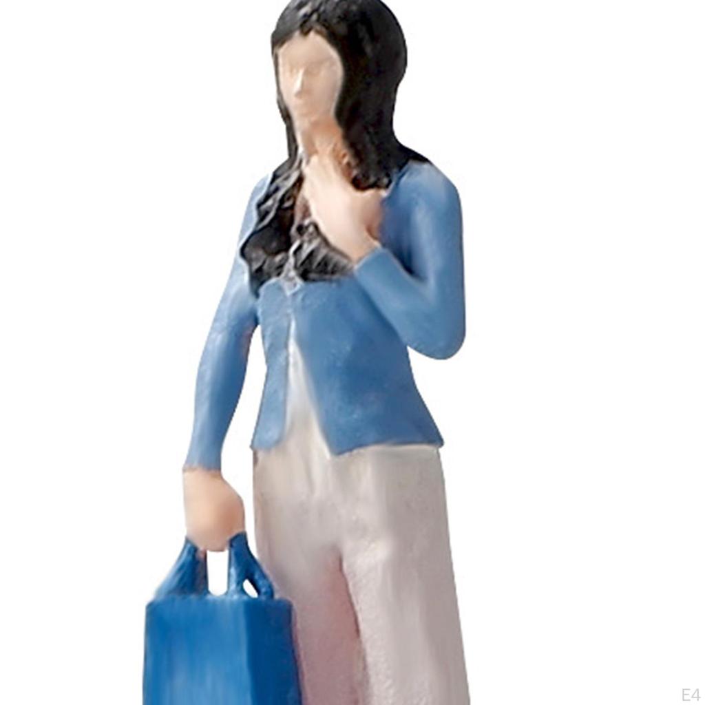 1/64 Female Model Doll Toy, Toy Figure, Landscape Decor, Unique Ornament, Resin Figure for Club,