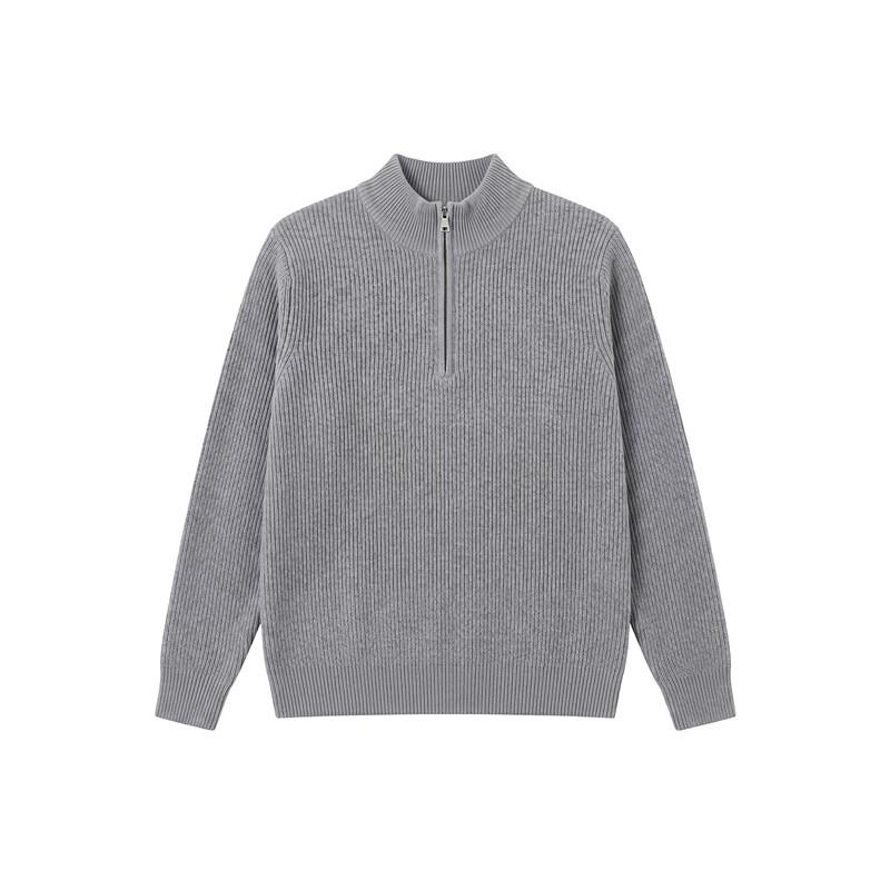 GOLFCROSS Unisex Half-Zip Pullover Knit Sweater
