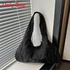 Modern Simple Large Capacity Shoulder Bag With Zipper Closure For Daily Commuting