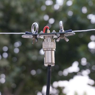 Shortwave Radio Transmitting Antenna GP Positive V Inverted V Dipole Antenna Board Long Line End Feed Detachable for Set Antenna
